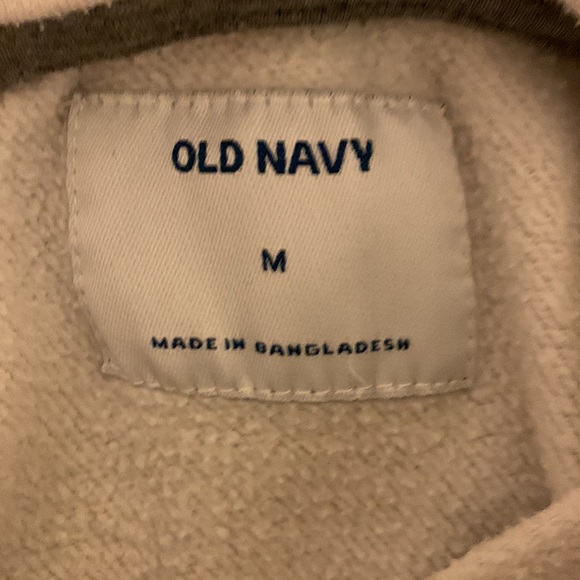 Old Navy Blue and Yellow Striped Hoodie - Picture 3 of 3